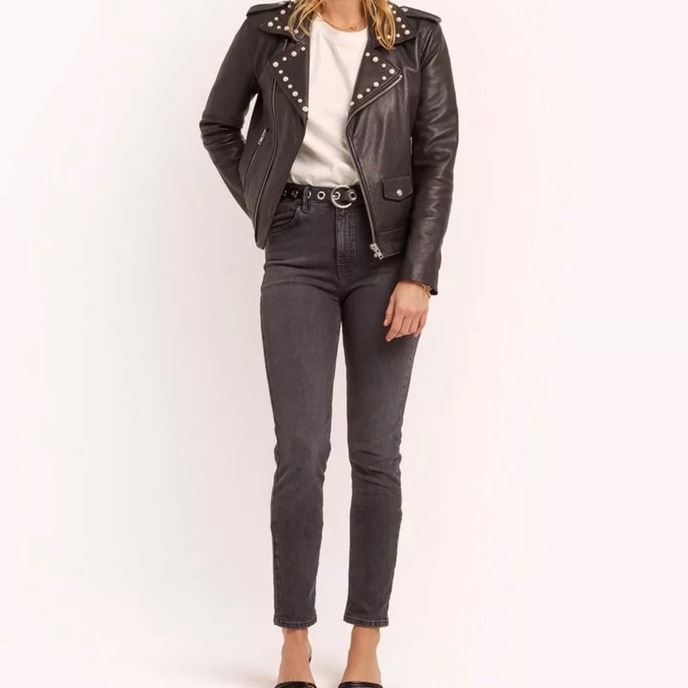 Rebecca Minkoff Andrea Moto leather jacket (S)